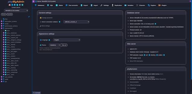 Drakula Theme: Mengubah Tampilan phpMyAdmin di Ubuntu agar Lebih Estetik
